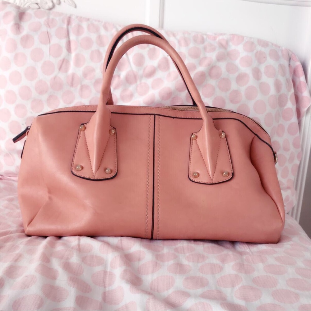 Salmon Pink Hand Bag